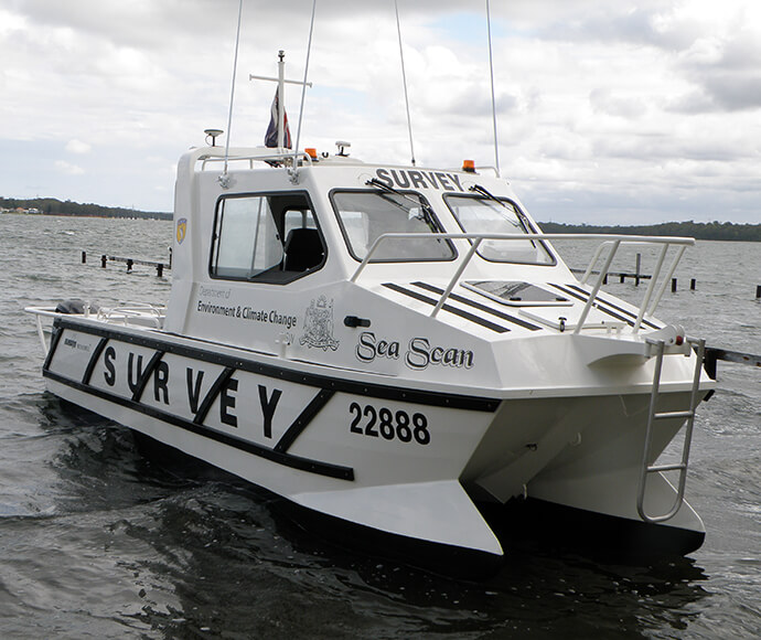 Hydrographic survey vessel Seascan.