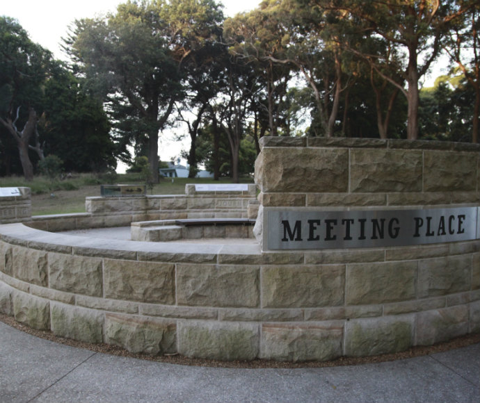 The Meeting Place Precinct at the Kurnell area in Kamay Botany Bay National Park