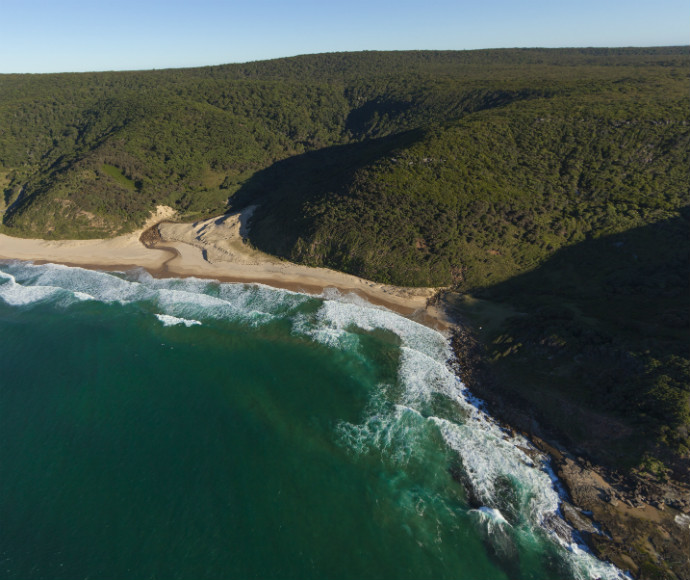 A view of Garie Beach on Royal National Park