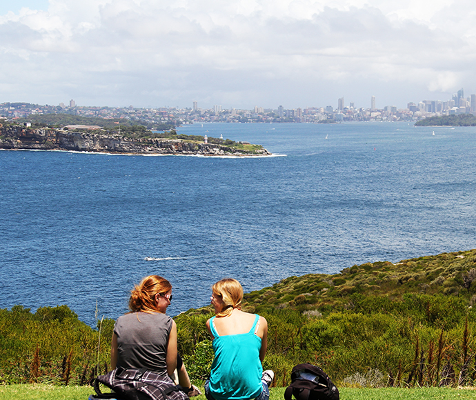 North Head carpark near Manly