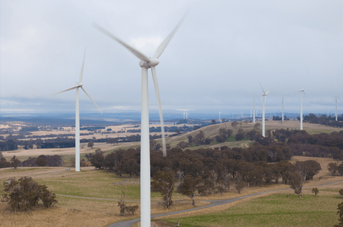 Gullen Range Wind Farm near Goulburn, New South Wales