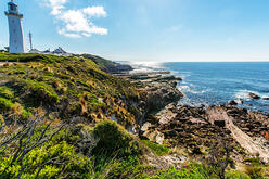 Green Cape Lighthouse on headland at Beowa National Park, formerly known as Ben Boyd National Park