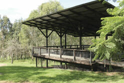 Crebra Pavillion venue for hire with views across the park, Rouse Hill Regional Park